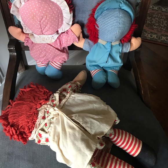 Playskool baby Raggedy Ann and Andy and one other. - Picture 4 of 5